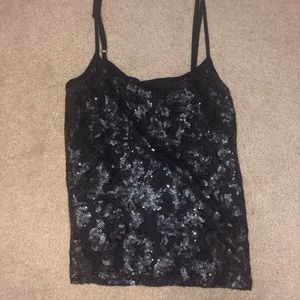 2 for $13 // Forever 21 Black Sequin Tank Top